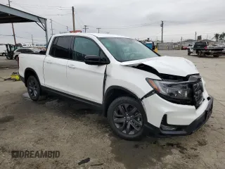 2024 Honda Ridgeline Sport с VIN 5FPYK3F1XRB008840, выставлен на аукционе Copart как лот 58843185 с пробегом 23 266 миль миль и Списание • Salvage title. История ставок и продаж доступна на DreamBid. Изображение 4.