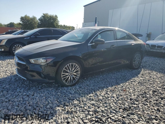 2020 Mercedes-Benz CLA 250 with VIN W1K5J4GB3LN104206, listed as a Copart auction lot 55459675 with 91,820 mi miles and Clean Title. Bid and sale history available at DreamBid. Image 1.
