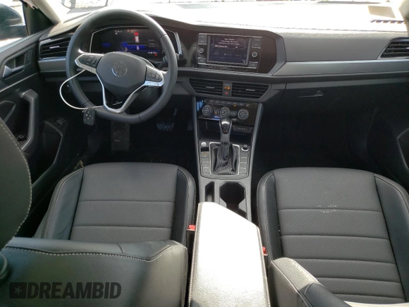 2023 Volkswagen Jetta SE with VIN 3VW7M7BU1PM036442, listed as a Copart auction lot 46730935 with 17,385 mi miles and Salvage title. Bid and sale history available at DreamBid. Image 8.