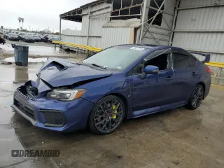 2019 Subaru WRX STI with VIN JF1VA2R67K9812437, listed as a Copart auction lot 50921765 with 58,993 mi miles and Salvage title. Bid and sale history available at DreamBid. Image 1.