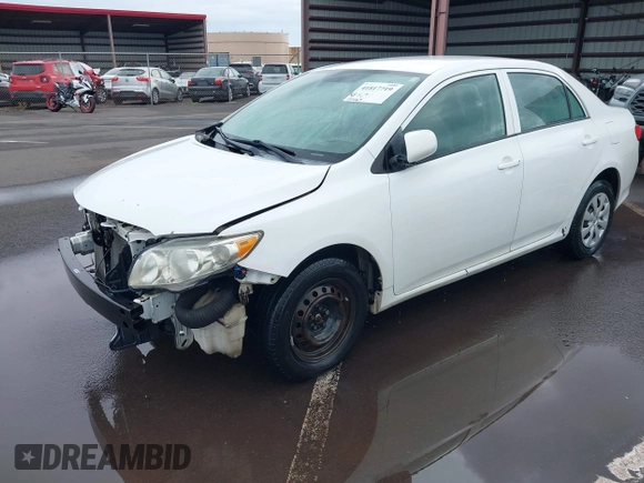 2009 Toyota Corolla with VIN 1NXBU40E39Z092173, listed as a IAAI auction lot 41817719 with 90,547 mi miles and . Bid and sale history available at DreamBid. Image 2.