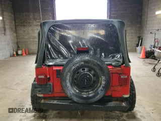 2001 Jeep Wrangler Sport z VIN 1J4FA49S81P362860, wystawiony jako Copart lot #52526165 z przebiegiem 125 124 mil mil oraz Czysty tytuł • Clean title. Historia ofert i sprzedaży dostępna na DreamBid. Obrazek 6.