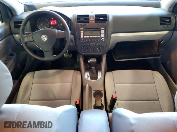 2009 Volkswagen Rabbit S with VIN WVWDA71K39W068097, listed as a Copart auction lot 88884305 with 134,312 mi miles and Salvage title. Bid and sale history available at DreamBid. Image 8.