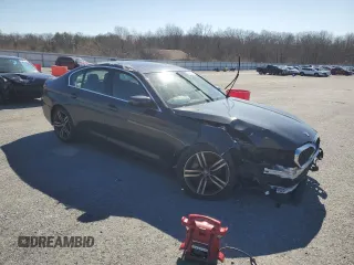 2021 BMW 5 Series 530i xDrive with VIN WBA13BJ0XMWX14935, listed as a Copart auction lot 49419975 with Not Provided miles and Clean Title. Bid and sale history available at carsss.com. Image 4.