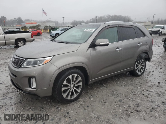 2014 Kia Sorento SX Limited with VIN 5XYKW4A75EG527351, listed as a Copart auction lot 89175405 with 201,631 mi miles and Salvage Title. Bid and sale history available at carsss.com. Image 1.