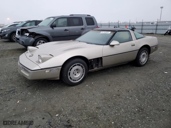 1986 Chevrolet Corvette with VIN 1G1YY0781G5123609, listed as a Copart auction lot 85760964 with 0 mi miles and Clean Title. Bid and sale history available at carsss.com. Image 1.