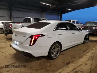 2020 Cadillac CT4 Premium Luxury with VIN 1G6DB5RL5L0150702, listed as a Copart auction lot 86130524 with 59,535 mi miles and Salvage Title. Bid and sale history available at carsss.com. Image 3.