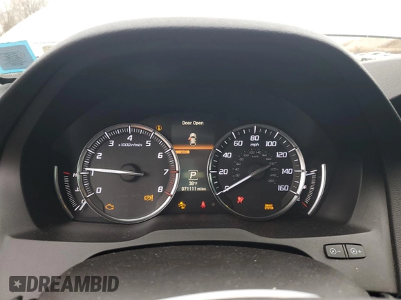 2020 Acura MDX with VIN 5J8YD4H32LL041585, listed as a Copart auction lot 85487224 with 71,111 mi miles and Non Repairable. Bid and sale history available at carsss.com. Image 9.