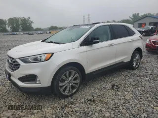 2019 Ford Edge Titanium z VIN 2FMPK4K92KBB08726, wystawiony jako Copart lot #58411425 z przebiegiem 98 944 mil mil oraz Szkoda całkowita • Salvage title. Historia ofert i sprzedaży dostępna na DreamBid. Obrazek 1.