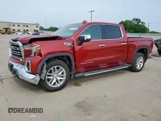 2021 GMC Sierra 1500 SLT with VIN 3GTP8DED9MG377356, listed as a Copart auction lot 57125445 with 114,774 mi miles and Salvage title. Bid and sale history available at DreamBid. Image 1.