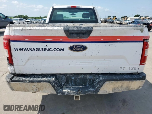 2018 Ford F-150 XL with VIN 1FTMF1CB1JKC08140, listed as a Copart auction lot 61670245 with 102,978 mi miles and Clean title. Bid and sale history available at DreamBid. Image 6.