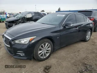 2015 Infiniti Q50 Premium z VIN JN1BV7AR4FM393196, wystawiony jako Copart lot #43949085 z przebiegiem 121 258 mil mil oraz Szkoda całkowita • Salvage title. Historia ofert i sprzedaży dostępna na DreamBid. Obrazek 1.