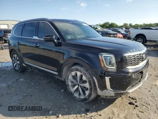 2021 Kia Telluride S with VIN 5XYP6DHC5MG108911, listed as a Copart auction lot 56204825 with 62,699 mi miles and Salvage title. Bid and sale history available at DreamBid. Image 4.