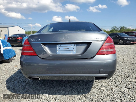 2010 Mercedes-Benz S 550 with VIN WDDNG8GB5AA309990, listed as a Copart auction lot 63498795 with 158,835 mi miles and Clean title. Bid and sale history available at DreamBid. Image 6.