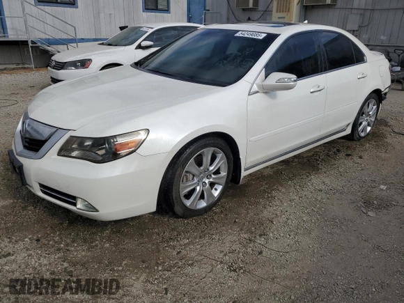 2009 Acura RL Tech Pkg with VIN JH4KB26659C001231, listed as a Copart auction lot 54249085 with 130,144 mi miles and Clean Title. Bid and sale history available at carsss.com. Image 1.