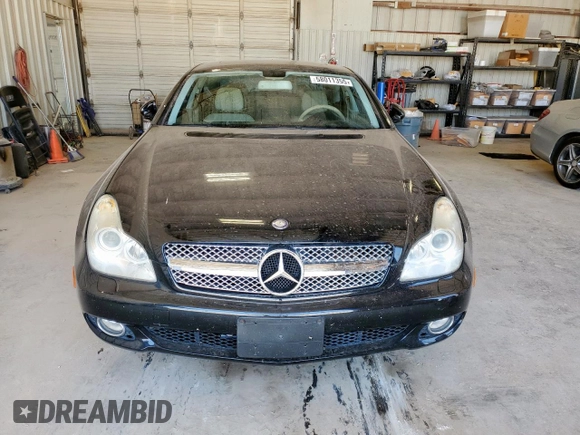 2007 Mercedes-Benz CLS 550 with VIN WDDDJ72X67A083896, listed as a Copart auction lot 58011355 with 126,102 mi miles and Salvage title. Bid and sale history available at DreamBid. Image 5.