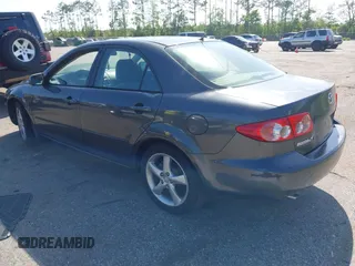 2005 Mazda Mazda6 i with VIN 1YVFP80C555M43599, listed as a IAAI auction lot 41957730 with 144,608 mi miles. Bid and sale history available at carsss.com. Image 3.