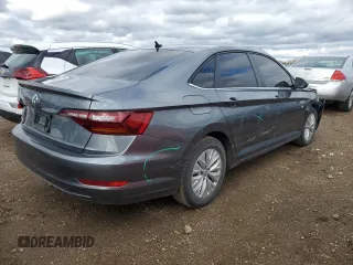 2019 Volkswagen Jetta S with VIN 3VWC57BU9KM134543, listed as a Copart auction lot 53554895 with 51,347 mi miles and Salvage title. Bid and sale history available at DreamBid. Image 3.