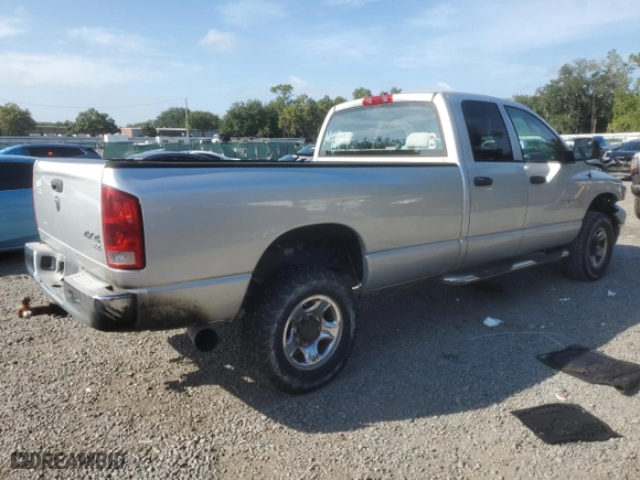 2004 Dodge Ram 2500 SLT with VIN 3D7KU28C84G275758, listed as a Copart auction lot 71991924 with 183,138 mi miles and Salvage Title. Bid and sale history available at carsss.com. Image 3.