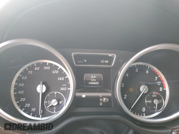 2013 Mercedes-Benz M 550 with VIN 4JGDA7DB0DA149846, listed as a Copart auction lot 44609075 with 140,603 mi miles and Salvage title. Bid and sale history available at DreamBid. Image 9.