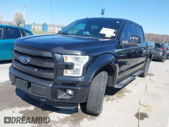 2015 Ford F-150 XLT with VIN 1FTEW1EG8FFA04724, listed as a IAAI auction lot 41884761 with 115,426 mi miles. Bid and sale history available at carsss.com. Image 2.