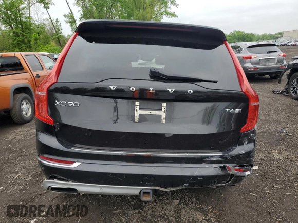 2018 Volvo XC90 Inscription with VIN YV4A22PL8J1193629, listed as a Copart auction lot 56762615 with 11,490 mi miles and Salvage title. Bid and sale history available at DreamBid. Image 6.