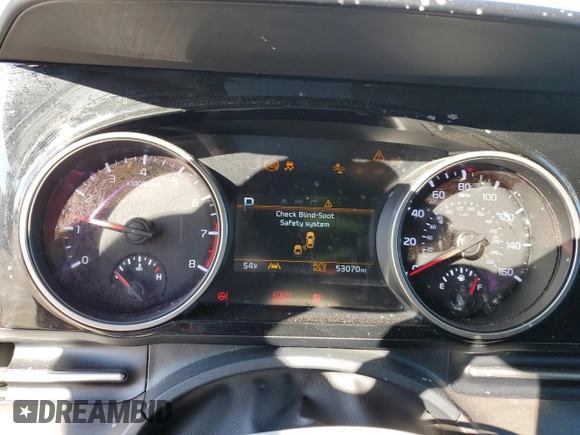2022 Kia Carnival EX with VIN KNDNC5H38N6138625, listed as a Copart auction lot 43135535 with 53,070 mi miles and Salvage Title. Bid and sale history available at DreamBid. Image 9.