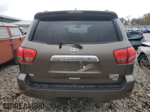 2016 Toyota Sequoia Platinum with VIN 5TDDW5G19GS136422, listed as a Copart auction lot 79238374 with 222,290 mi miles and Non Repairable. Bid and sale history available at carsss.com. Image 6.