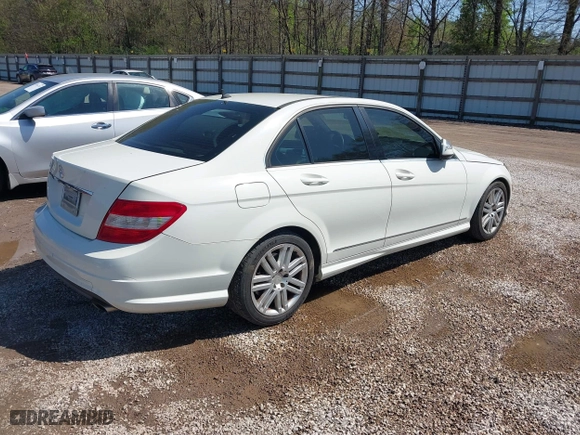 2009 Mercedes-Benz C-Class 3.0L Sport with VIN WDDGF54X39F279137, listed as a IAAI auction lot 41978124 with 139,658 mi miles. Bid and sale history available at carsss.com. Image 4.