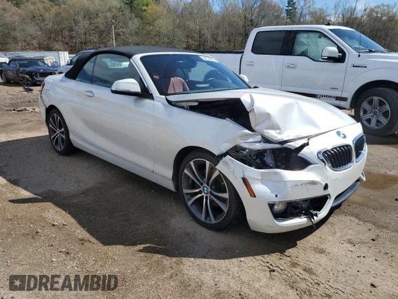 2017 BMW 2 Series 230i with VIN WBA2K9C30HV647460, listed as a Copart auction lot 44134373 with 71,111 mi miles. Bid and sale history available at carsss.com. Image 4.