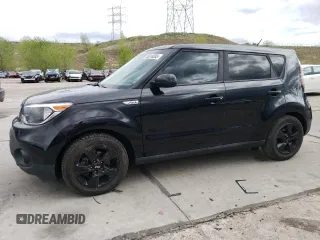 2019 Kia Soul with VIN KNDJN2A25K7917558, listed as a Copart auction lot 55810355 with 55,025 mi miles and Salvage title. Bid and sale history available at DreamBid. Image 1.