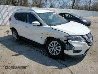 2017 Nissan Rogue SV with VIN KNMAT2MTXHP606629, listed as a Copart auction lot 50527055 with 121,666 mi miles and Salvage Title. Bid and sale history available at carsss.com. Image 11.