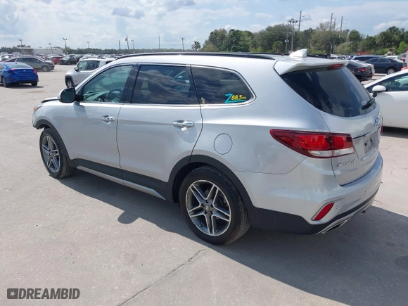 2017 Hyundai Santa Fe Limited Ultimate with VIN KM8SRDHF7HU180527, listed as a IAAI auction lot 41557692 with 89,415 mi miles. Bid and sale history available at carsss.com. Image 3.