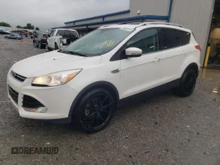 2014 Ford Escape Titanium с VIN 1FMCU0J92EUC91112, выставлен на аукционе Copart как лот 60082875 с пробегом 92 908 миль миль и Списание • Salvage title. История ставок и продаж доступна на DreamBid. Изображение 1.