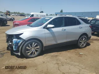 2022 Chevrolet Equinox Premier z VIN 2GNAXXEV3N6121785, wystawiony jako Copart lot #59358695 z przebiegiem 45 508 mil mil oraz Czysty tytuł • Clean title. Historia ofert i sprzedaży dostępna na DreamBid. Obrazek 1.