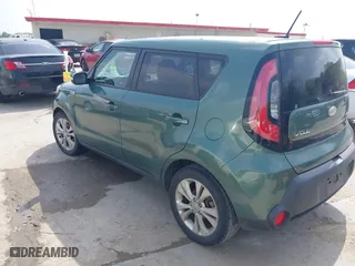2014 Kia Soul + with VIN KNDJP3A52E7048657, listed as a IAAI auction lot 41940455 with 166,423 mi miles. Bid and sale history available at carsss.com. Image 3.