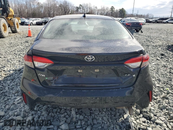 2022 Toyota Corolla LE with VIN 5YFEPMAE3NP329677, listed as a Copart auction lot 48510205 with 69,206 mi miles and Salvage Title. Bid and sale history available at DreamBid. Image 6.