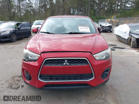 2014 Mitsubishi Outlander Sport ES with VIN 4A4AP3AU3EE026579, listed as a IAAI auction lot 41833606 with 104,583 mi miles. Bid and sale history available at carsss.com. Image 12.