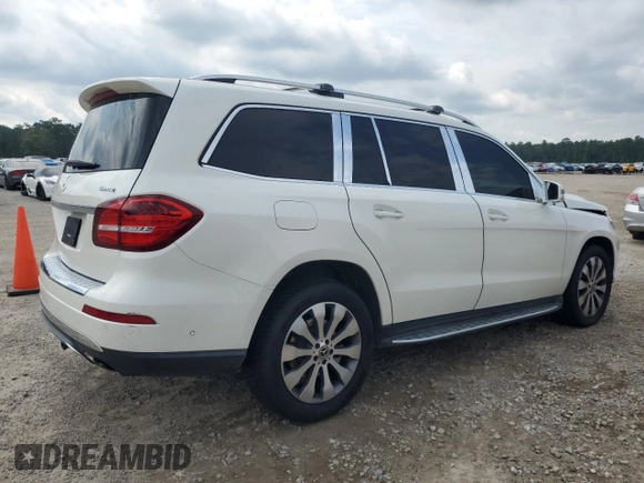 2017 Mercedes-Benz GLS 450 with VIN 4JGDF6EE7HA969724, listed as a Copart auction lot 62549654 with 99,553 mi miles and Salvage Title. Bid and sale history available at DreamBid. Image 3.