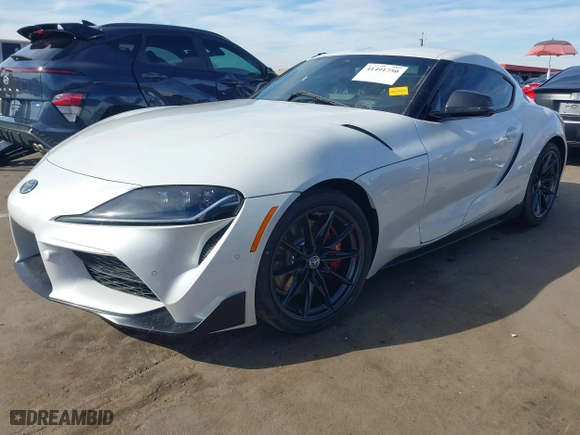 2024 Toyota GR Supra 3.0 with VIN WZ1DB0G00RW067856, listed as a IAAI auction lot 41491750 with 10,000 mi miles. Bid and sale history available at carsss.com. Image 17.