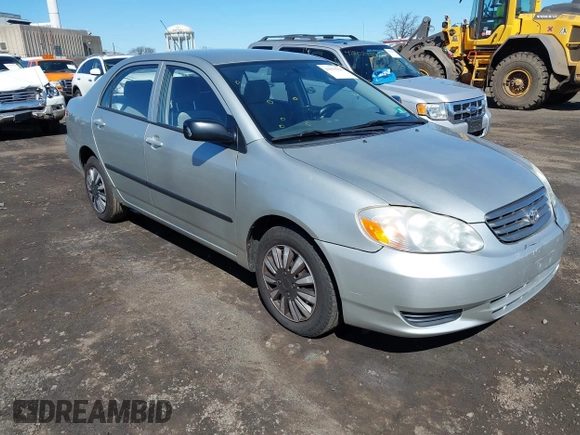 2003 Toyota Corolla CE with VIN JTDBR32E232013432, listed as a IAAI auction lot 41829236 with 198,912 mi miles and . Bid and sale history available at DreamBid. Image 1.
