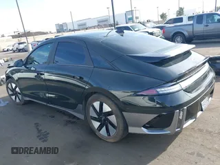 2023 Hyundai IONIQ 6 SE with VIN KMHM24AAXPA028284, listed as a IAAI auction lot 41468996 with 1 mi miles. Bid and sale history available at carsss.com. Image 15.