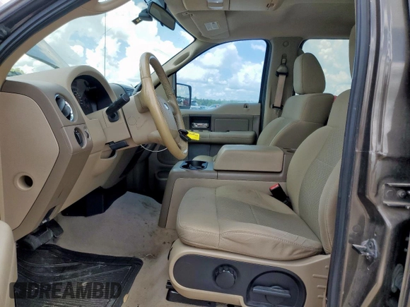2008 Ford F-150 XL with VIN 1FTRW12W18KF04621, listed as a Copart auction lot 62176355 with 195,577 mi miles and Salvage title. Bid and sale history available at DreamBid. Image 7.