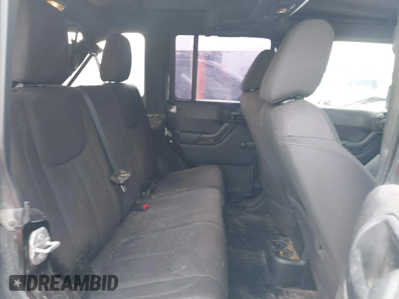 2014 Jeep Wrangler Unlimited Sport with VIN 1C4BJWDG0EL290441, listed as a IAAI auction lot 42204434 with 138,367 mi miles and . Bid and sale history available at DreamBid. Image 8.