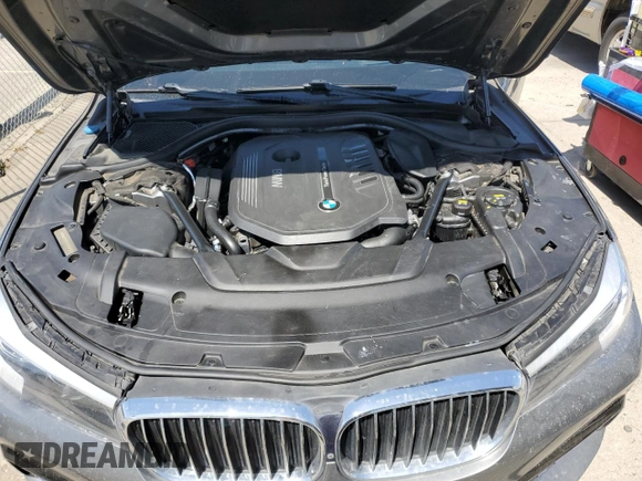2017 BMW 7 Series 740i with VIN WBA7E2C55HG739108, listed as a Copart auction lot 53304715 with 114,510 mi miles and Salvage title. Bid and sale history available at DreamBid. Image 11.