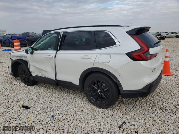 2024 Honda CR-V Hybrid Sport-L with VIN 7FARS5H86RE019244, listed as a Copart auction lot 45010155 with 9,355 mi miles and Salvage Title. Bid and sale history available at carsss.com. Image 2.