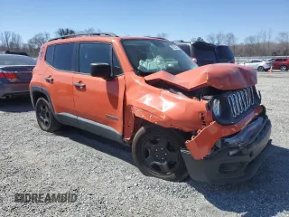 2015 Jeep Renegade Sport z VIN ZACCJAAT0FPB70490, wystawiony jako Copart lot #49582425 z przebiegiem 89 634 mil mil oraz Szkody całkowita. Historia ofert i sprzedaży dostępna na DreamBid. Obrazek 4.