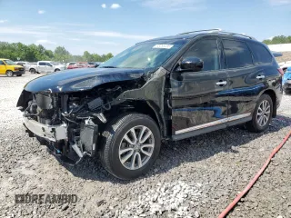2013 Nissan Pathfinder S with VIN 5N1AR2MN7DC615348, listed as a Copart auction lot 58083035 with 41,949 mi miles and Salvage title. Bid and sale history available at DreamBid. Image 1.