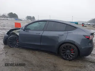 2022 Tesla Model Y Performance with VIN 7SAYGDEF1NF379167, listed as a IAAI auction lot 41429842 with 86,582 mi miles and . Bid and sale history available at DreamBid. Image 15.
