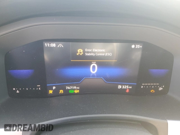 2022 Volkswagen Atlas SE with VIN 1V2LP2CAXNC515083, listed as a Copart auction lot 48060355 with 74,719 mi miles and Salvage title. Bid and sale history available at DreamBid. Image 9.
